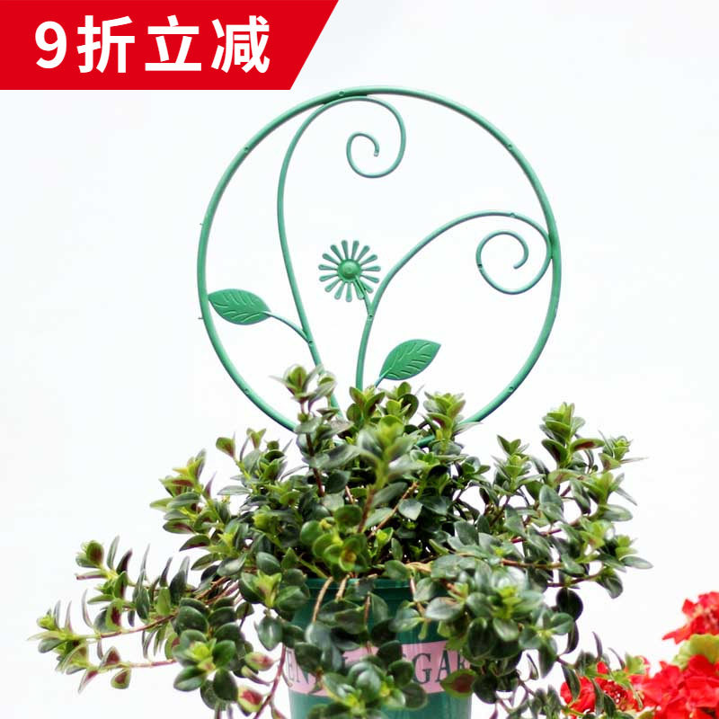 绿植支架盆栽专用圆形花架图片