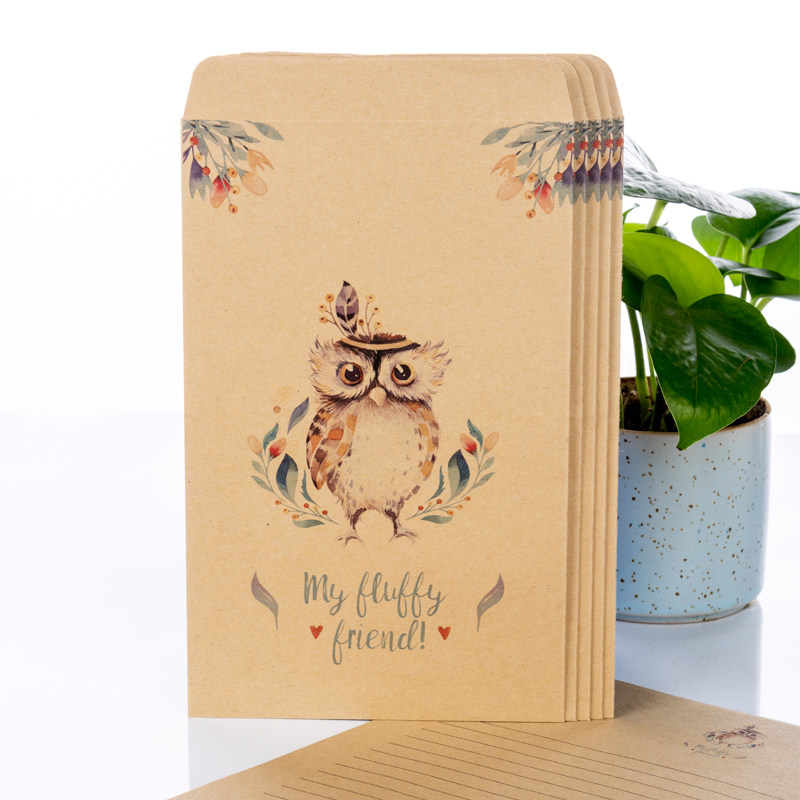 幸运猫头鹰卡通创意信封信纸信封套装情书爱心信封小清新简约文艺|msdalam kategori Kamus elektronik/buku kertas elektronik/alat tulis, Ini buku kertas, sampul surat - dari Buy2taobao.com untuk memberikan perkhidmatan ejen Taobao profesional membeli