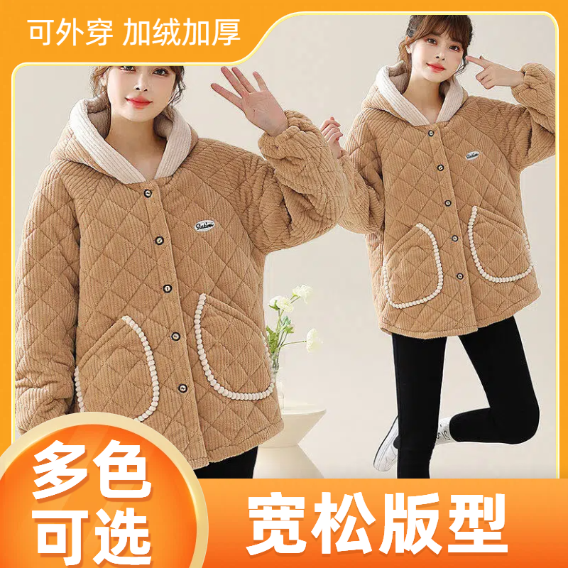 小个子干活穿的罩衣女家用厨房围裙上班专用年轻款洋气时尚工作服