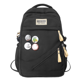 书包男初中生中学生大容量高中大学生黑色男生双肩包女生背包男款