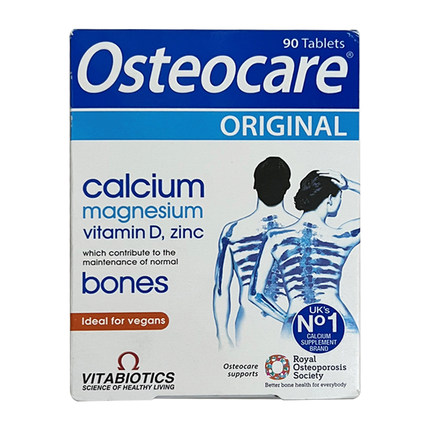 现货 买10包邮 英国  Osteocare 钙镁锌 成人补钙钙片 29年保质期