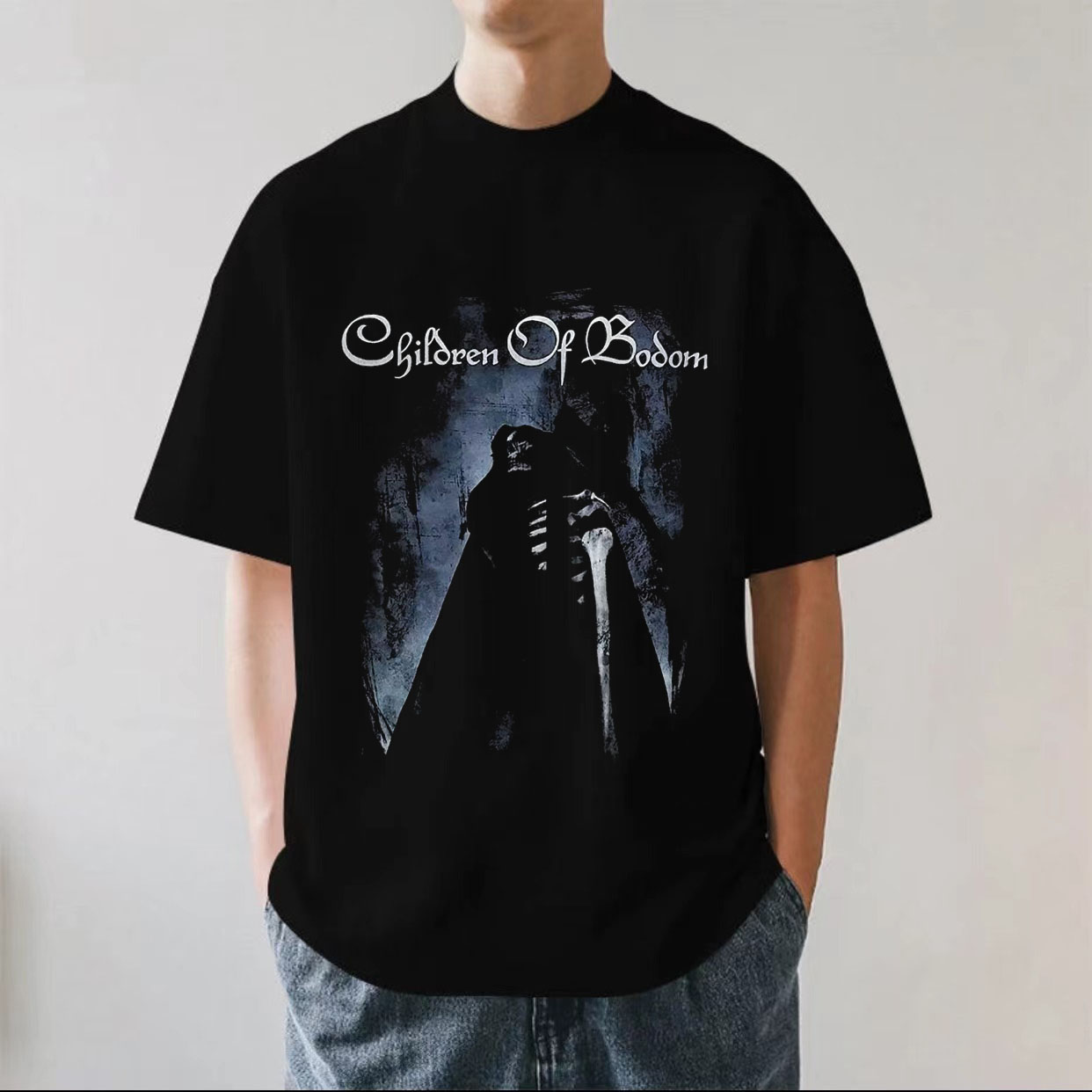 Children of Bodom博多之子乐队COB乐队重磅280g纯棉短袖T恤宽松