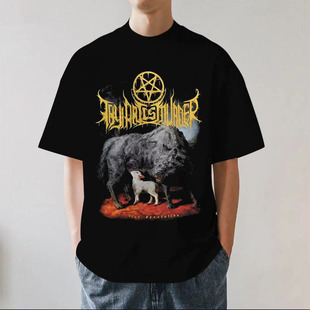 Murder乐队金属摇滚重磅280g纯棉短袖 T恤宽松 Art 澳洲死核Thy