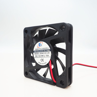 24V SD6010S12M 静音直流散热风扇DC12V 6CM 盛仕风 SD6010S24M