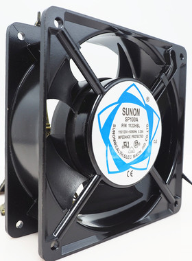 全新建准SP100A 1123HBL/HSL 110V机箱机柜轴流风机 12cm散热风扇