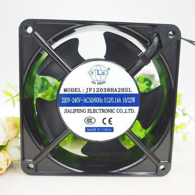 全新JIA FENG JF12038HA2HBL/HSL 12CM厘米散热风扇 220V轴流风扇