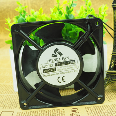 全新ZD1238A2HB/HS 12038机柜轴流风机110V 220V工业散热风扇12CM