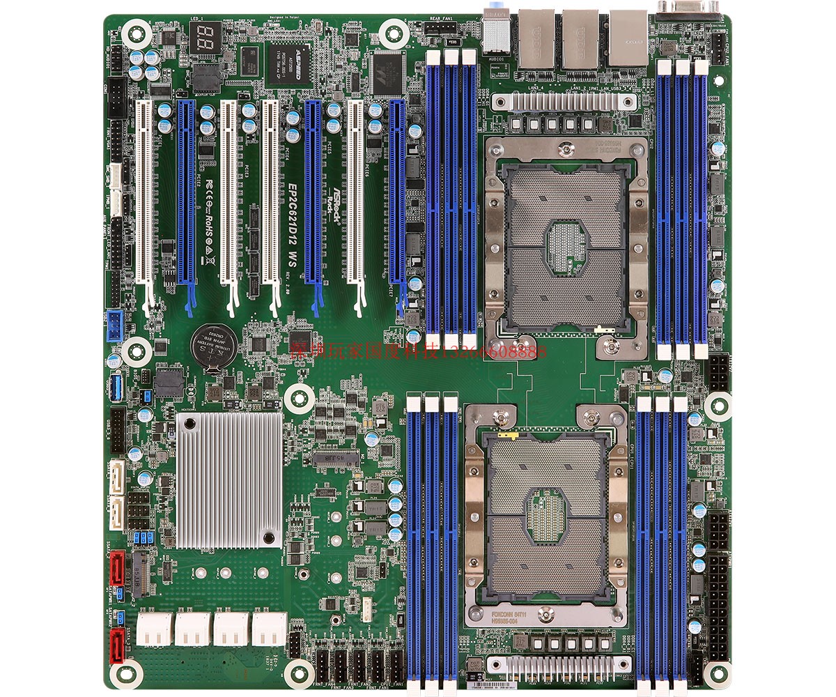 全新国行永擎 EP2C621D12WS 3647主板支持四卡SLI 8275CL 8172M