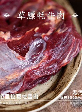 云边边|草膘牦牛肉藏地雪山香格里拉新鲜牛腱牛腩牛排里脊散养