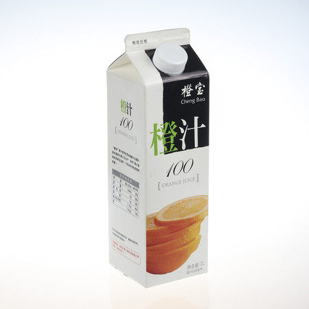 橙宝果汁 橙宝橙汁1升装1000ml*12盒一箱价橙汁 酒吧调酒饮料