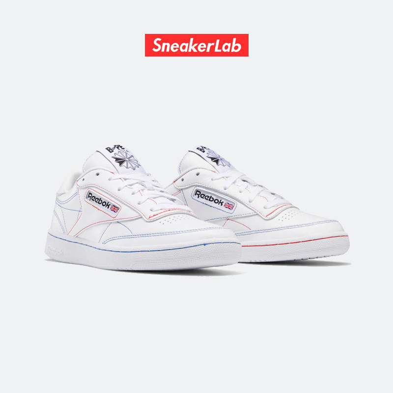 锐步REEBOK BAPE x CLUB C 85联名款复古经典休闲时尚板鞋Q47367