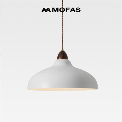 MOFAS北欧设计师日式原木风餐桌中岛台吧台咖啡奶茶店餐厅小吊灯