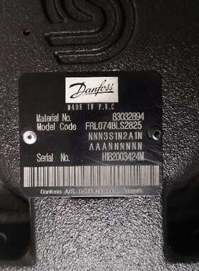 丹佛斯Danfoss液压泵FRR090CLS2525NNN3S1B2A1NNNNNNNNNN