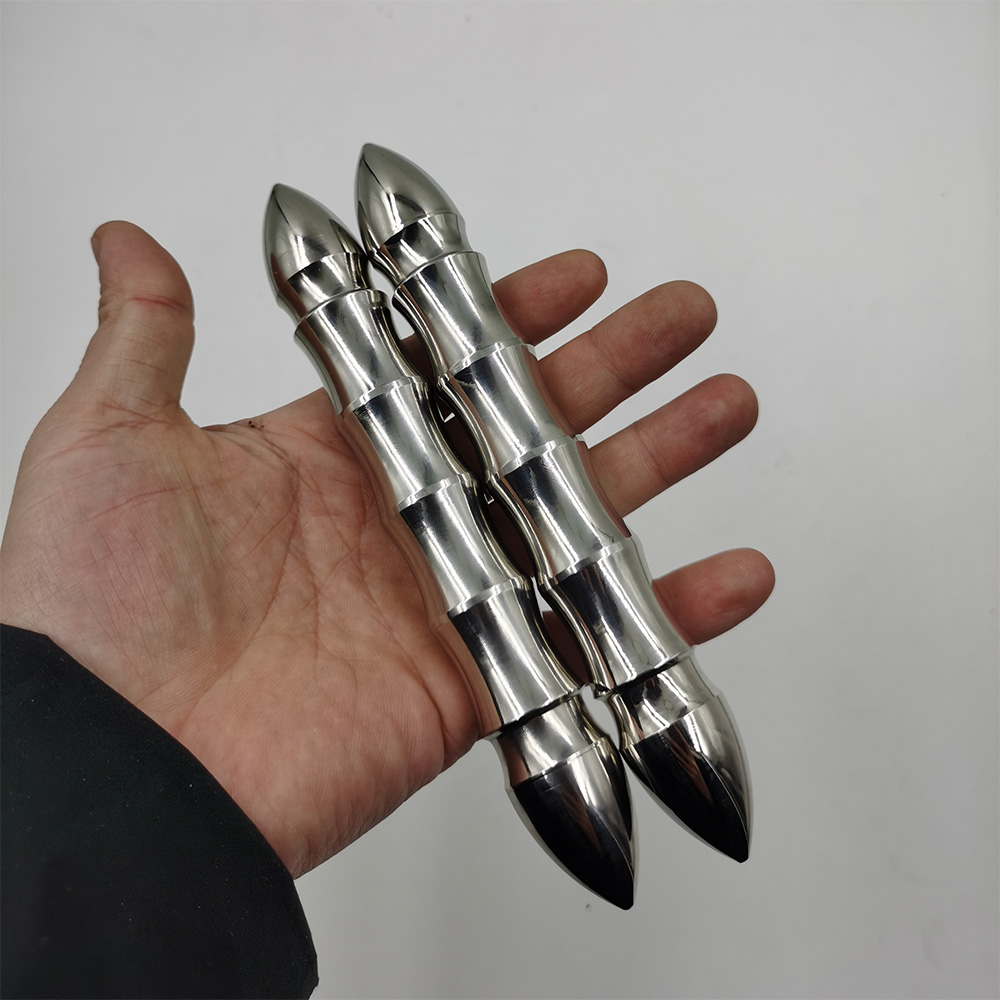 聚武园不锈钢传统武术防身短棍