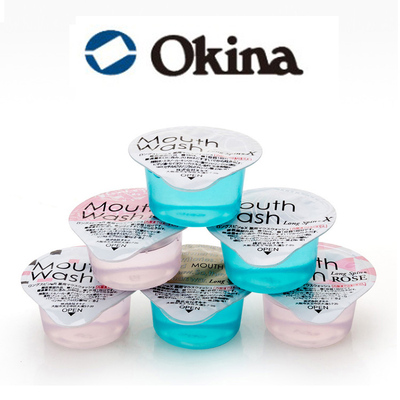 日本OKINA果冻型漱口水便携式口气清新除口臭玫瑰薄荷味12粒包邮