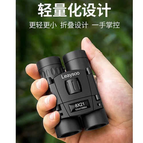 雷龙迷你便携折叠高清高倍望远镜