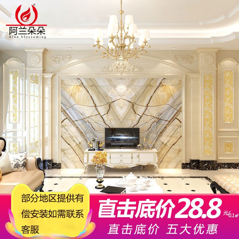 TV backdrop ceramic tile European style modern Simplicity a living room 3D Crystal Stone Marble Rome column Sheeting Framein the Decoration main material , Ceramic tile , Tile Walls  category - from Buy2taobao.com to provide professional Taobao agent buy service