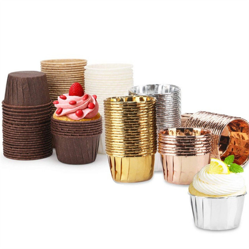 淋膜防油纸卷边蛋糕纸杯一次性马芬戚风蛋糕杯子耐高温纸托礼貌杯