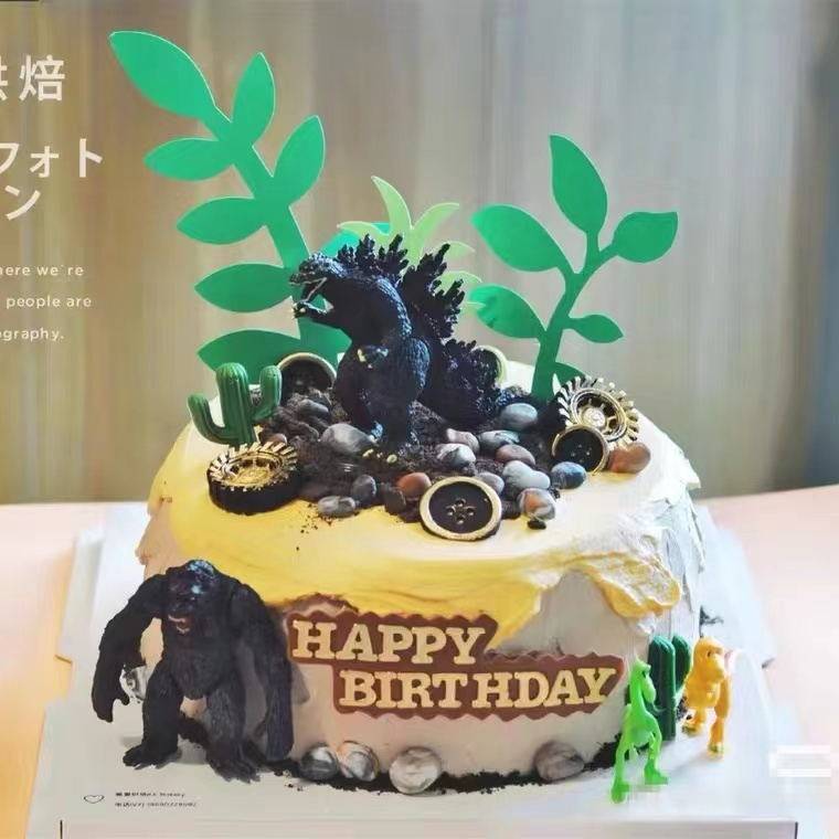 哥斯拉怪兽儿童玩具摆件