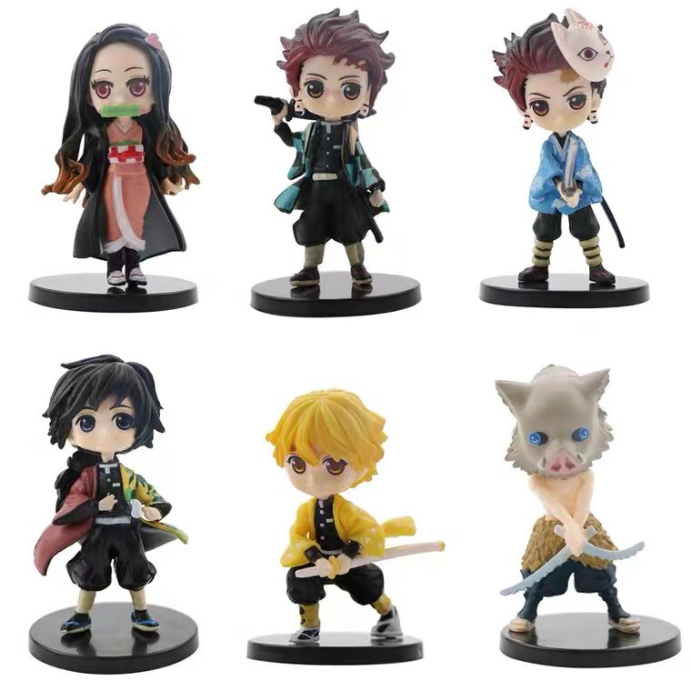 鬼灭之刃蛋糕装饰摆件灶门祢豆子q版创意卡通动漫生日烘焙装扮