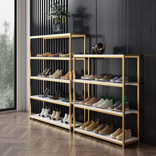 Магазин обуви стойки для обуви стойки стойки Light Luxury Zhongdao Магазин одежды полки станка для стойки посадка на витрине торговых центров