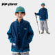 PP星球原创男童假两件外套春秋装 中大童城市户外运动外套 新款