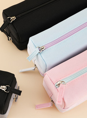 kokuyo日本国誉笔袋PENCASE双层分类收纳笔袋大容量文具盒铅笔盒学生用双层收纳袋初中生笔盒