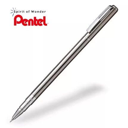 日本Pentel派通中性笔高档金属签字笔0.5mm高端商务办公水笔送礼BL625进口黑笔图片