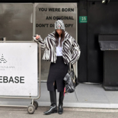 LEDIM 羽绒服鹅绒百搭外套女2025秋冬新款 WANG白标 斑马面包短款