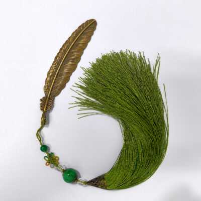 书签金属文化礼品发簪尊长流苏