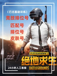 绝地求生账号steam绝地求生成品号pubg竞技皮肤排位号吃鸡号账户