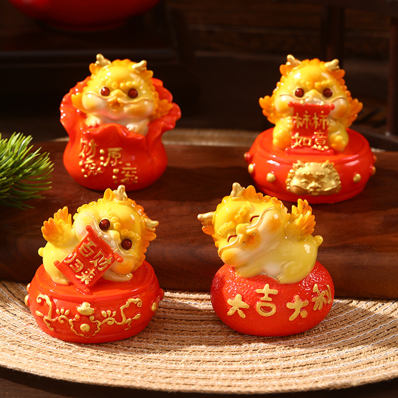 国潮创意卡通貔貅手办摆件车载