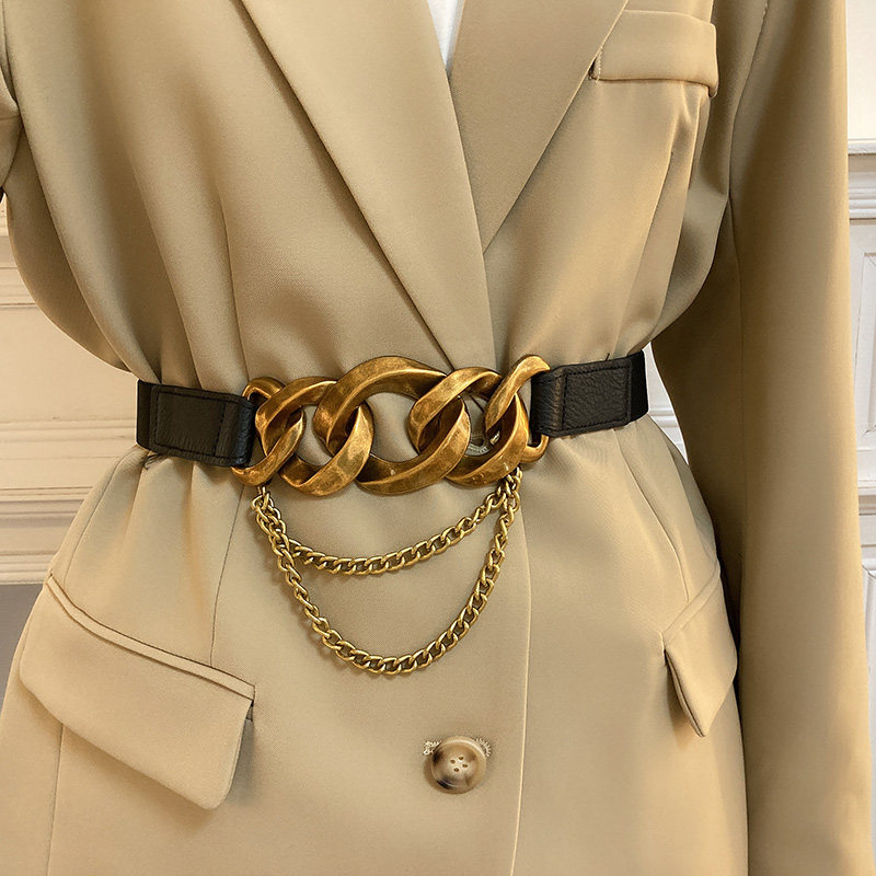 腰带女装饰 韩版弹力松紧复古宽腰封免打孔西装毛衣百搭ins风皮带,服饰配件/皮带/帽子/围巾,腰带/皮带/腰链,淘宝优惠券,粉丝福利购,淘宝优惠卷