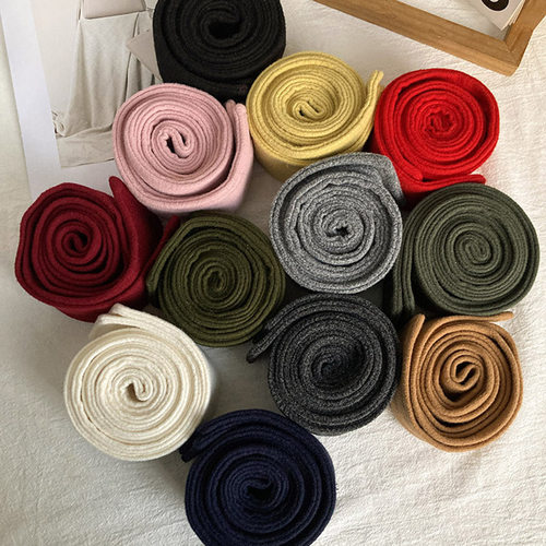 湿美2024新款时尚毛呢布料腰带