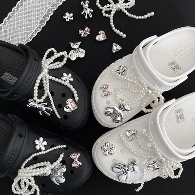 crocs洞洞鞋配饰高级感2025新款适配卡扣骆驰鞋扣装饰扣可拆卸diy