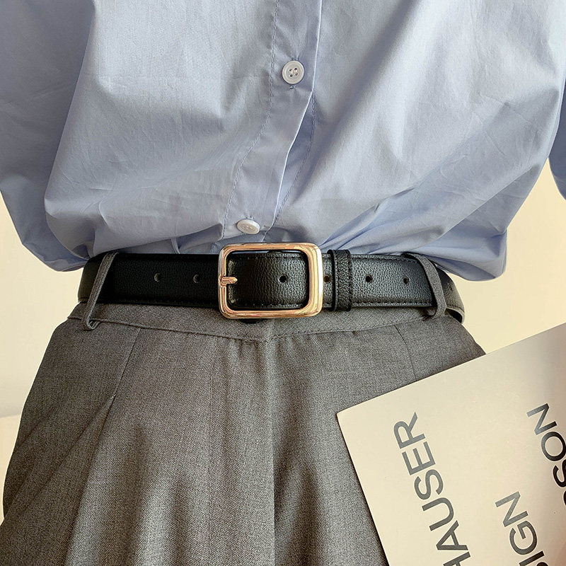 网红可配西装外搭港风腰饰皮带