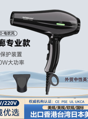 美规110V吹风机发廊同款蓝光