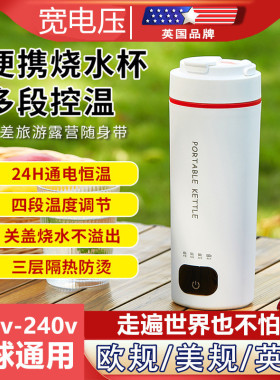 宽电压全球通用电热水杯