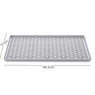 沥水架杯子架家用长方形水果盘客厅厨房杯子托盘水槽边置物架塑料