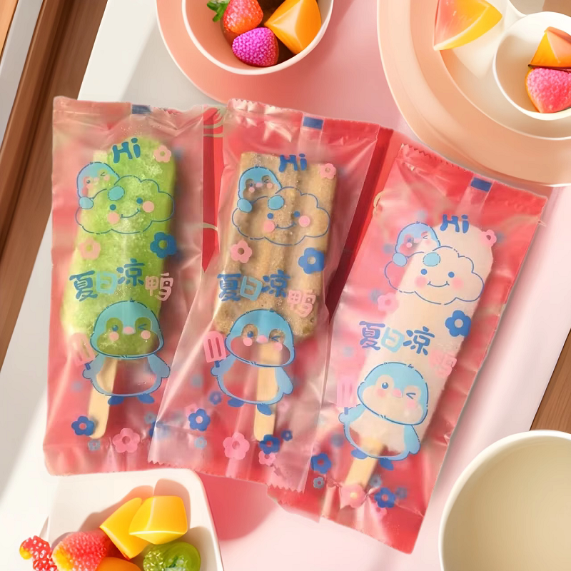 手工雪糕模具透明棒冰自封袋