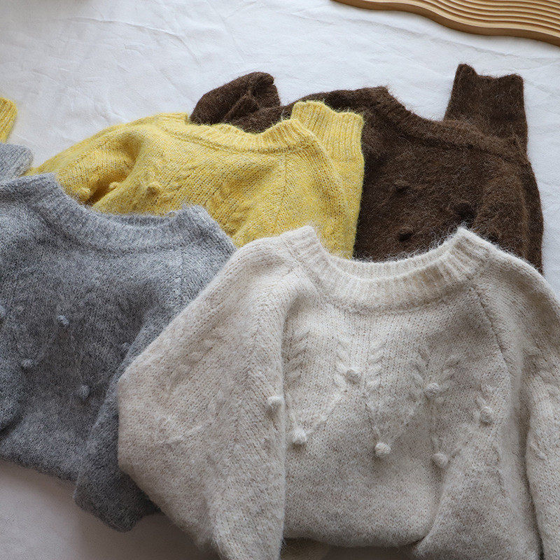 2026秋冬新款韩版女装高质感时尚好看圆领百搭套头毛衣,女装/女士精品,毛衣,淘宝优惠券,粉丝福利购,淘宝优惠卷