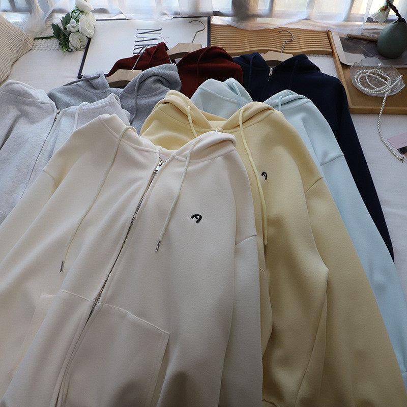 2026秋冬新款韩版时尚连帽刺绣宽松显瘦休闲百搭卫衣女,女装/女士精品,卫衣/绒衫,淘宝优惠券,粉丝福利购,淘宝优惠卷