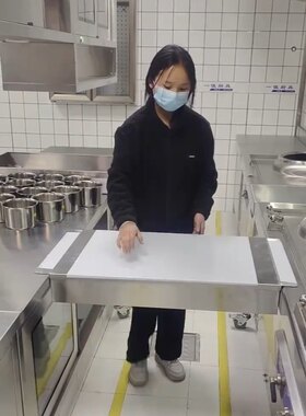 不锈钢天梯料盒大容量易清洁