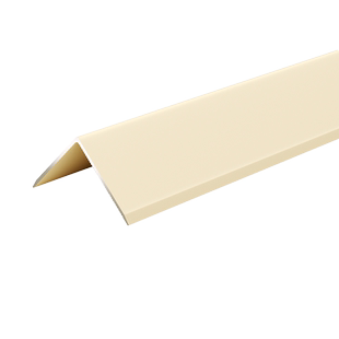 铝合金L型收边条奶油风菱花白护角条防撞瓷砖包边阳角收口装饰条