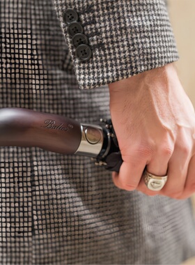 赵露思同款雨伞英国Balios雨伞实木手柄折叠雨伞自动英伦贵族伞