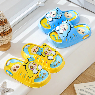 卡通软底防滑凉拖鞋 新款 女童室内使用 男童夏季 蛋仔派对儿童拖鞋