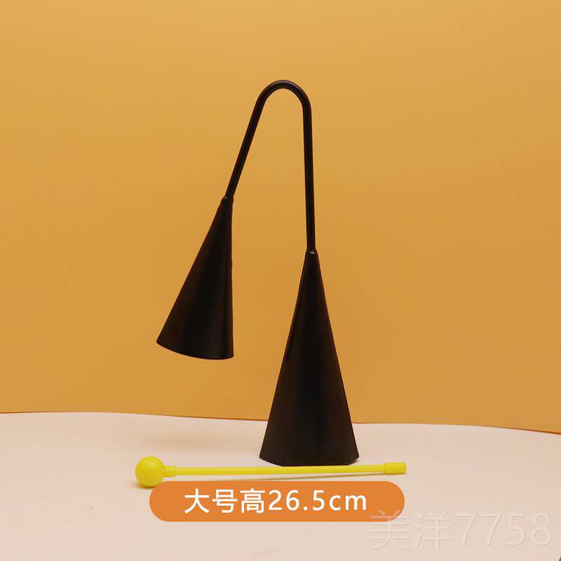高档双奥尔夫器打击乐童音乐教具奥尔夫双儿喇叭筒金属响筒音铁筒