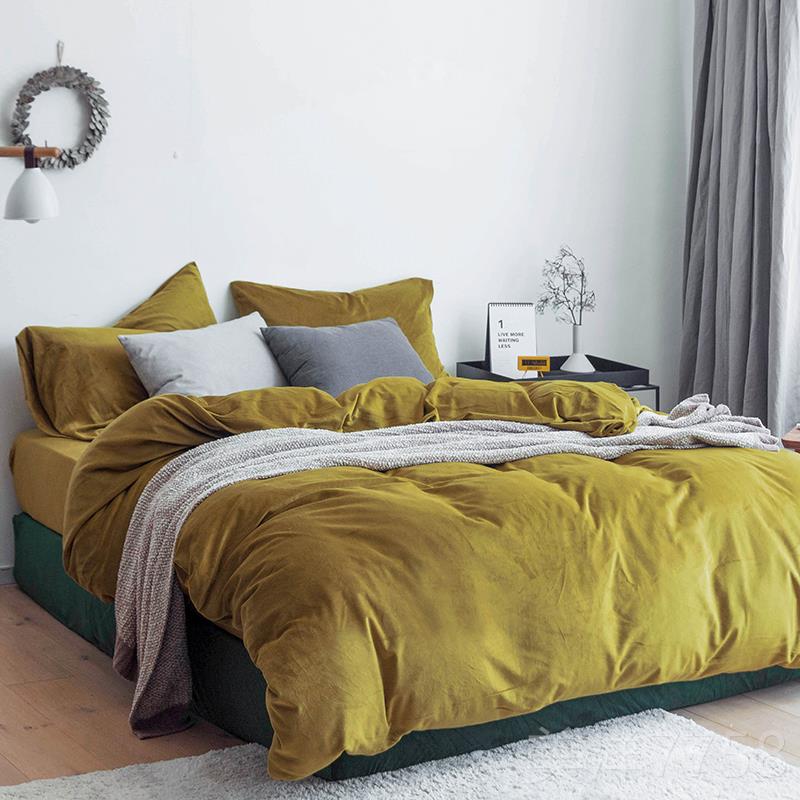 高档定做定制天鹅绒上件套珊瑚绒床笠220x229x230x床250x2248x.四