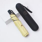 高档阳160g轻便携小巧黑胶太伞防晒紫超外阳线女晴雨两用折叠遮铅