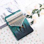 高档21音琴林巴拇指琴正品 手指琴卡女五指琴钢kalimb生a乐器简单